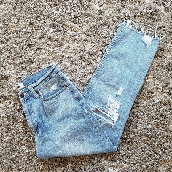 Just Black Denim Isa Hip Hugger Crop Mid Rise Jeans Size 27 - Picture 8 of 11